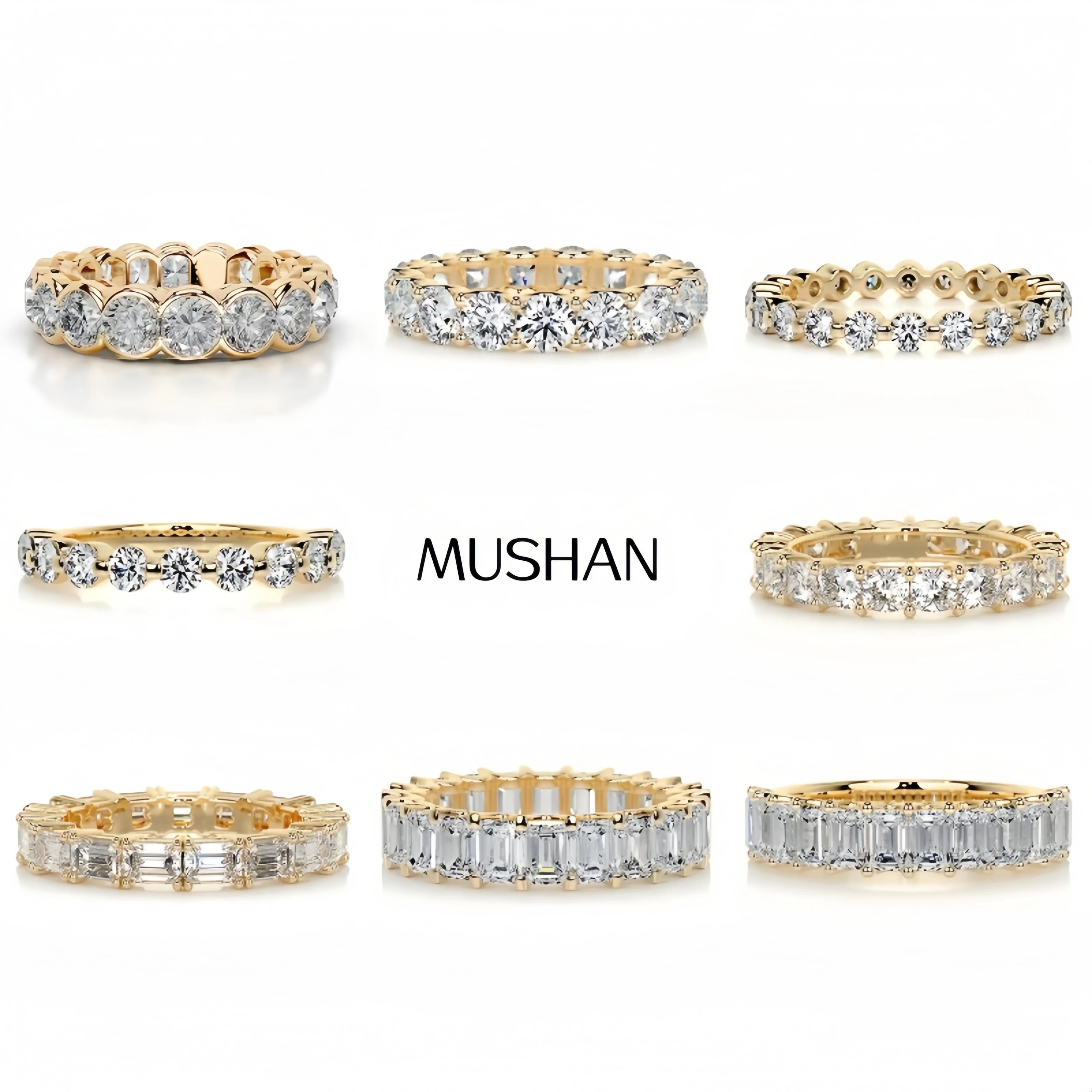 MuShan Brand Jewelry 925 Sterling Silver Ring GRA Certificate Moissanite Ring Women Real 18K Gold Plated MST Patent GRA Rings
MuShan Brand Jewelry 925 Sterling Silver Ring GRA Certificate Moissanite Ring Women Real 18K Gold Plated MST Patent GRA Rings