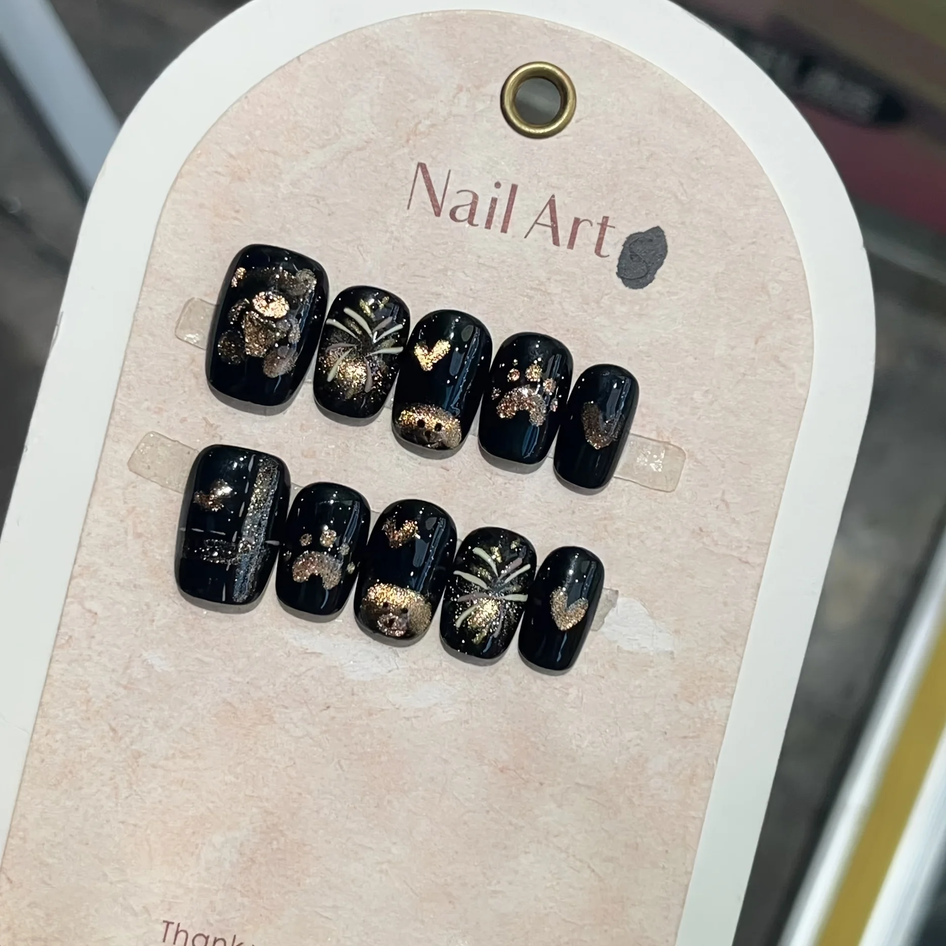 10pcs Hanmade Press on Nails Hand-Painted Teddy Panda Eyes Chasing Light Flashing Full Coverage Nails for Women Fake Nail
10pcs Hanmade Press on Nails Hand-Painted Teddy Panda Eyes Chasing Light Flashing Full Coverage Nails for Women Fake Nail