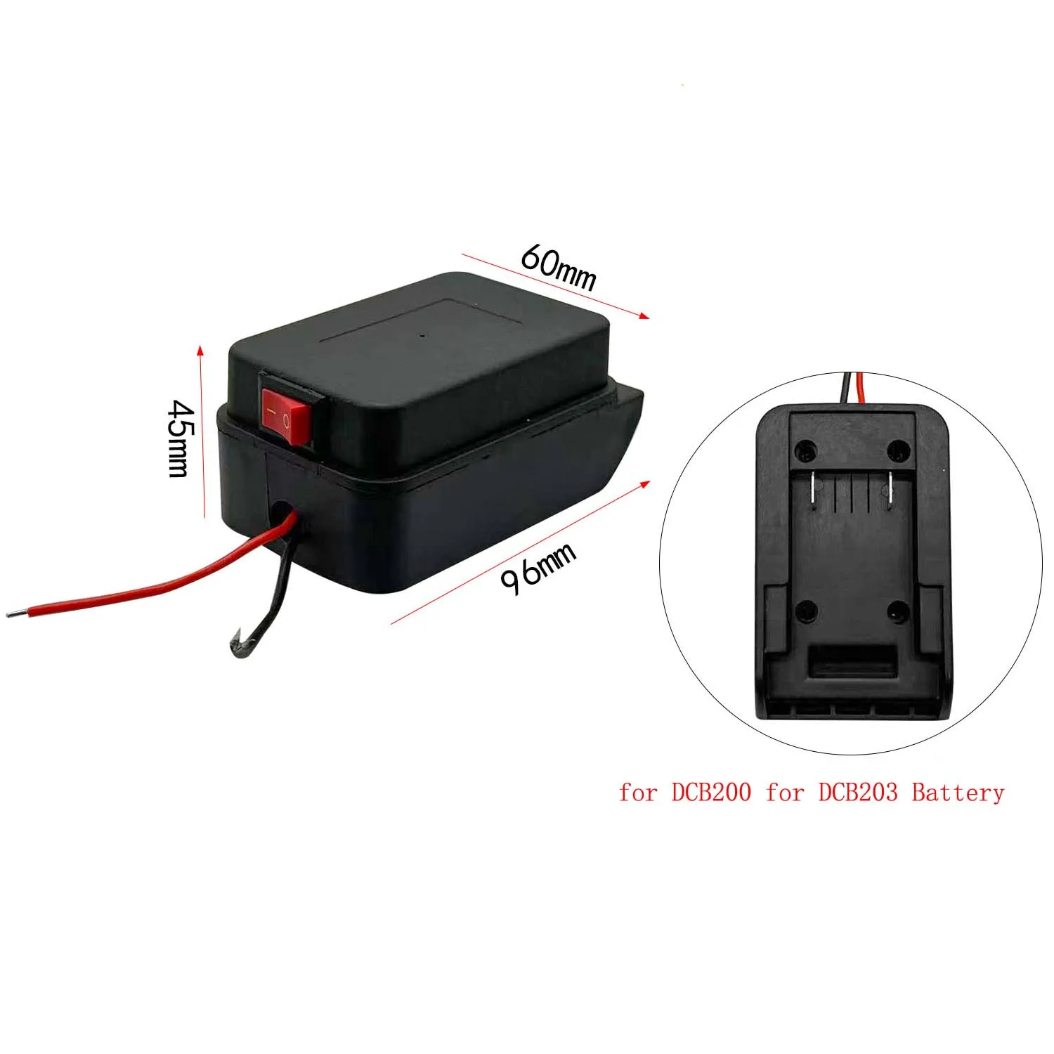 1PC Connector Terminal Block Battery Adapter For DCB200 For DCB203 Battery Holder Mount For Cordless Drill Driver Power Tool Fix
1PC Connector Terminal Block Battery Adapter For DCB200 For DCB203 Battery Holder Mount For Cordless Drill Driver Power Tool Fix