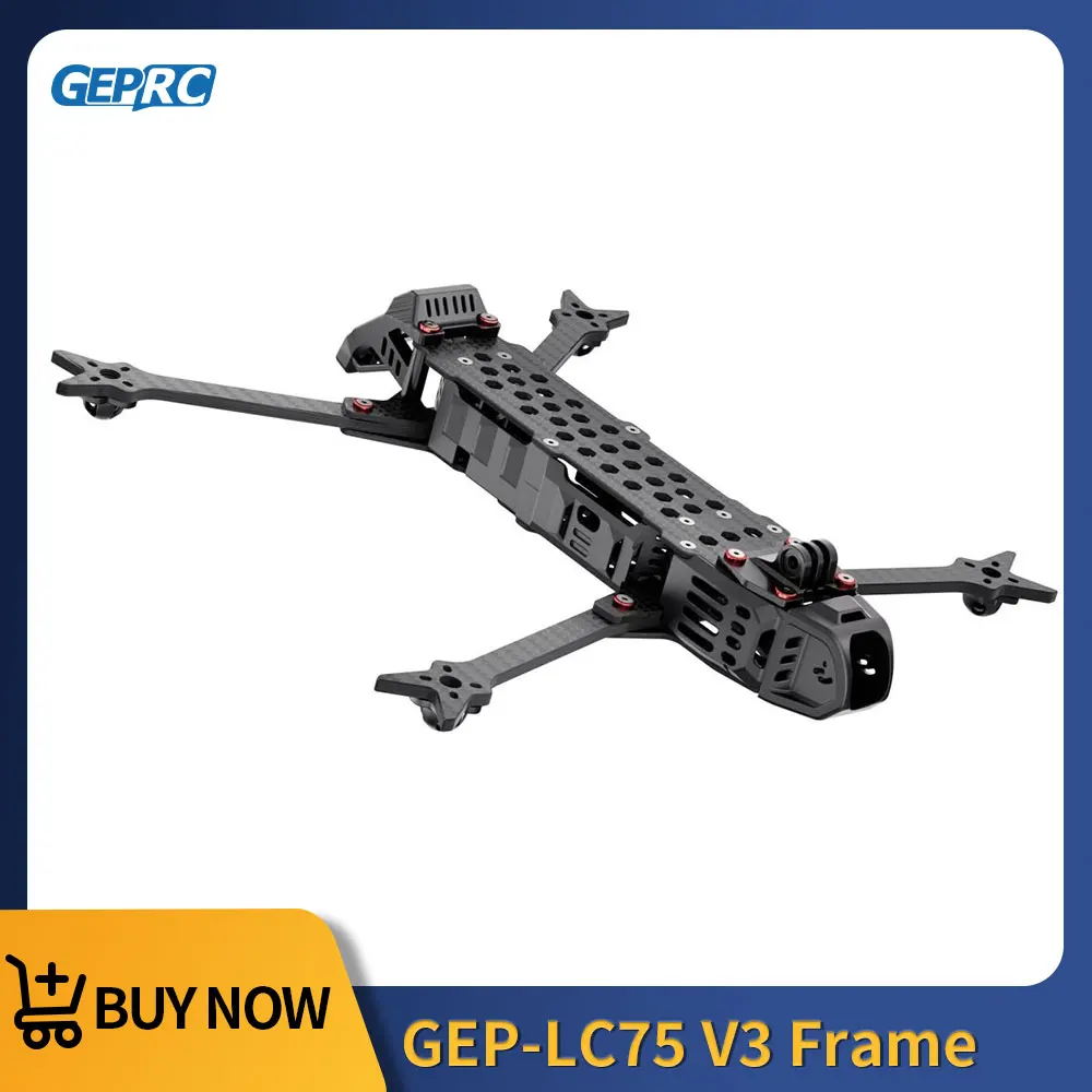Рама GEPRC GEP-LC75 V3, совместимая с Crocodile75 V3, 7,5 дюймов, 342 мм, аксессуары для дронов, комплект для FPV-фристайла и гоночных моделей RC-дронов
Рама GEPRC GEP-LC75 V3, совместимая с Crocodile75 V3, 7,5 дюймов, 342 мм, аксессуары для дронов, комплект для FPV-фристайла и гоночных моделей RC-дронов