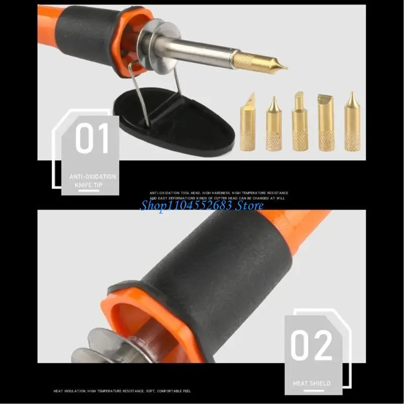 Y6GD 30W Electric Soldering Iron Carving Pyrography Tool Burning Embossing Soldering Pen Set
Y6GD 30W Electric Soldering Iron Carving Pyrography Tool Burning Embossing Soldering Pen Set