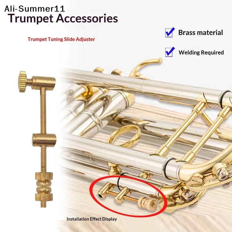 【Amn】Trumpet Brass Voice Tube Adjustment Rod Durable Tuning Slide Tool Professional Brass Instrument Maintenance Repair Part
【Amn】Trumpet Brass Voice Tube Adjustment Rod Durable Tuning Slide Tool Professional Brass Instrument Maintenance Repair Part