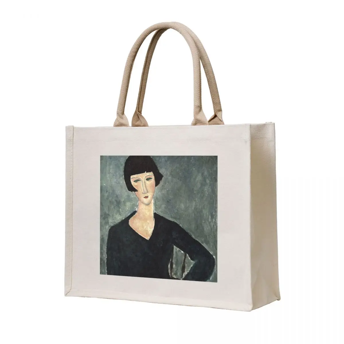 Amedeo Modigliani The Black Dress Tote Bag Woman shopper bag Women's tote bag Portable shopping eco pack
Amedeo Modigliani The Black Dress Tote Bag Woman shopper bag Women's tote bag Portable shopping eco pack