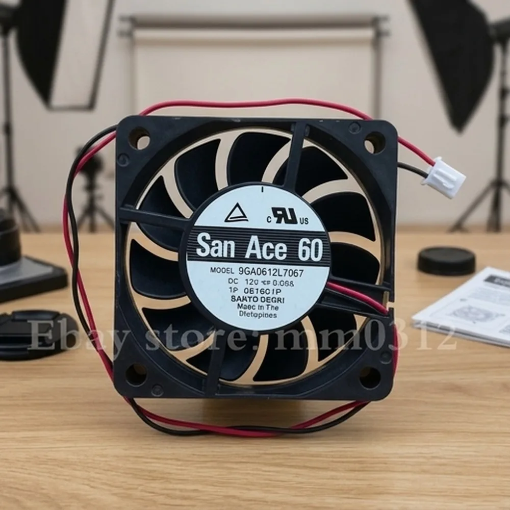 For Sanyo 9GA0612L7067 12V 0.03A 6015 6CM Mute DC Cooling Fan
For Sanyo 9GA0612L7067 12V 0.03A 6015 6CM Mute DC Cooling Fan