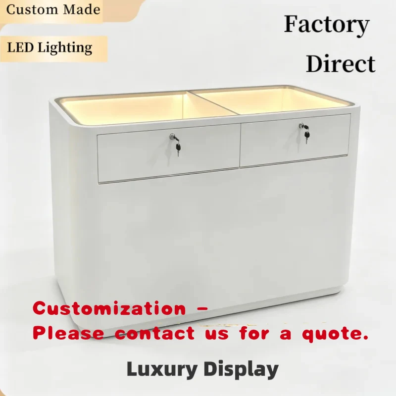 custom.Modern Luxury Jewelry Showcase LED Lighting Waterproof Design Durable Build Polished Solid Back Corner Shelf
custom.Modern Luxury Jewelry Showcase LED Lighting Waterproof Design Durable Build Polished Solid Back Corner Shelf