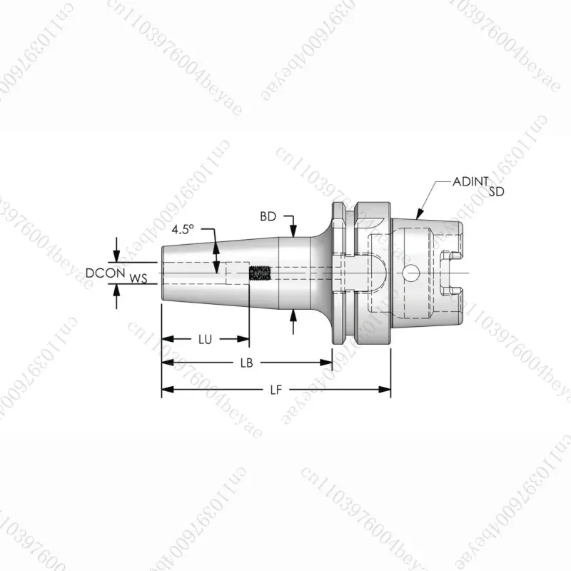 100A Metric Heat Shrinkable Tool Holder
100A Metric Heat Shrinkable Tool Holder