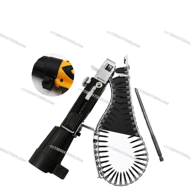 Automatic Screw Spike Chain Nail Gun Adapter for Electric Drill | Auto Feed Screwdriver Attachment for Woodworking
Automatic Screw Spike Chain Nail Gun Adapter for Electric Drill | Auto Feed Screwdriver Attachment for Woodworking