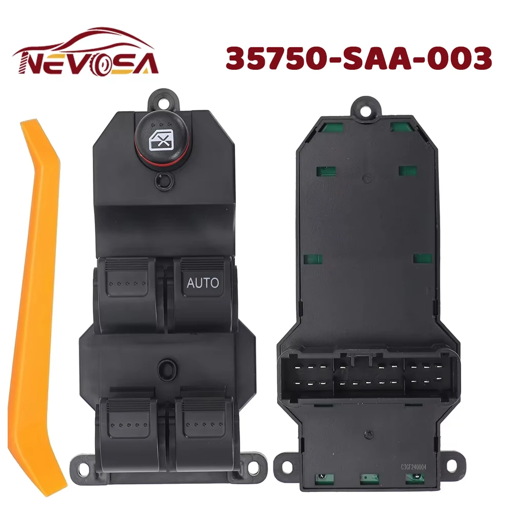 Правый водитель для Honda Fit GD1 Civic CR-V CRV RD5 2001 2002-2005, электрический переключатель стеклоподъемника 35750-S9A-0130 35750S9A0130
Правый водитель для Honda Fit GD1 Civic CR-V CRV RD5 2001 2002-2005, электрический переключатель стеклоподъемника 35750-S9A-0130 35750S9A0130