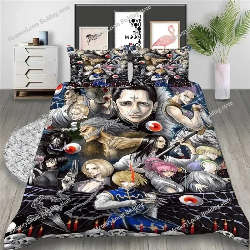 Premium Themed Bed Set: 3D Anime HUNTER HUNTER Duvet Cover with Matching Pillowcases, for King/Queen Size Beds Luxury Gift
Premium Themed Bed Set: 3D Anime HUNTER HUNTER Duvet Cover with Matching Pillowcases, for King/Queen Size Beds Luxury Gift