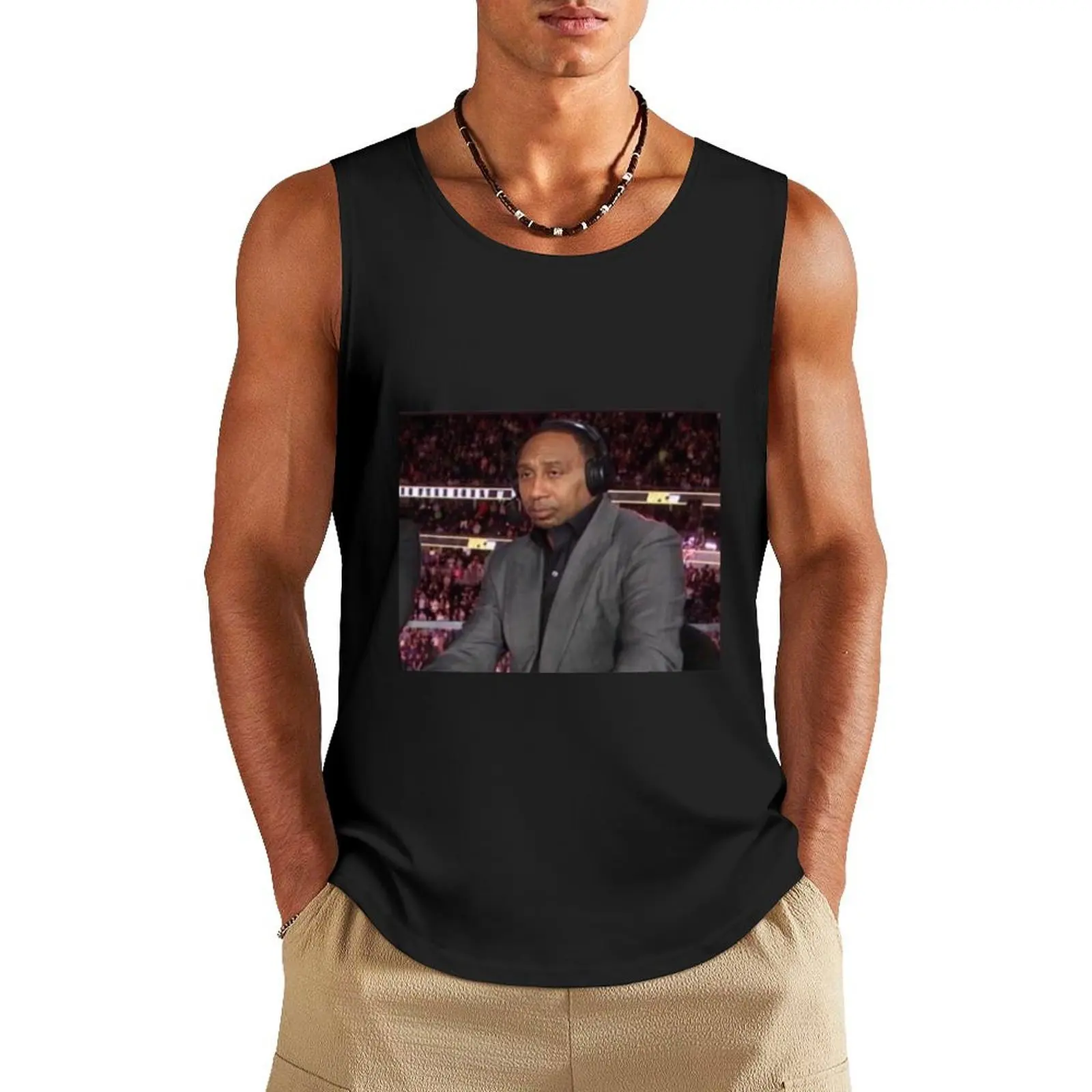 Stephen A Smith Meme Tank Top t-shirt Men's Men's gym t-shirt Bodybuilding clothing man anime gym
Stephen A Smith Meme Tank Top t-shirt Men's Men's gym t-shirt Bodybuilding clothing man anime gym