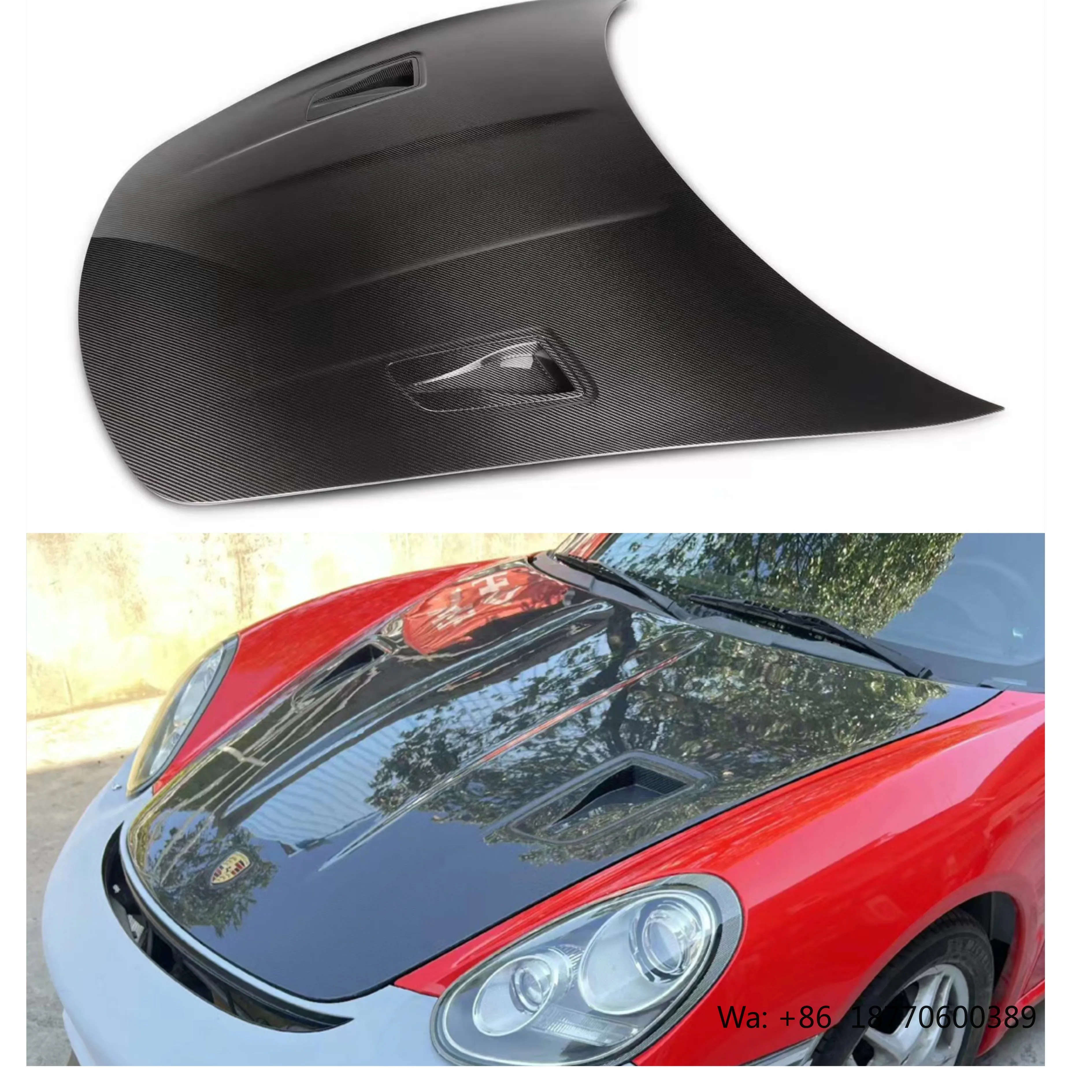 GT2 RS Style Carbon Fiber Hood Engine Cover for 2005-2012 PORSCHE CAYMAN 987
GT2 RS Style Carbon Fiber Hood Engine Cover for 2005-2012 PORSCHE CAYMAN 987