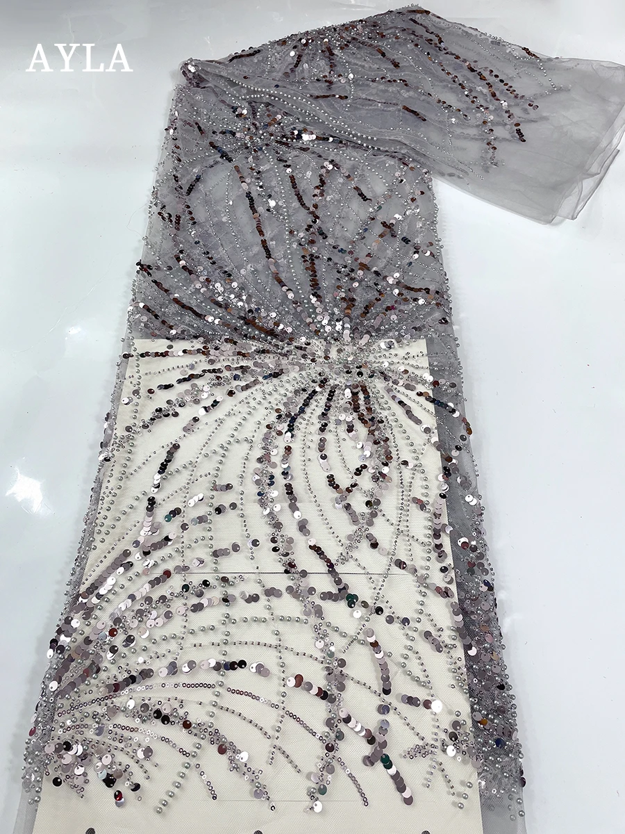 African Tulle Beaded Fabric 2022 Beads Lace Fabric Nigerian Sequins Fabric Material for Clothes Evening Dress Pearl Lace 5 Yards
African Tulle Beaded Fabric 2022 Beads Lace Fabric Nigerian Sequins Fabric Material for Clothes Evening Dress Pearl Lace 5 Yards