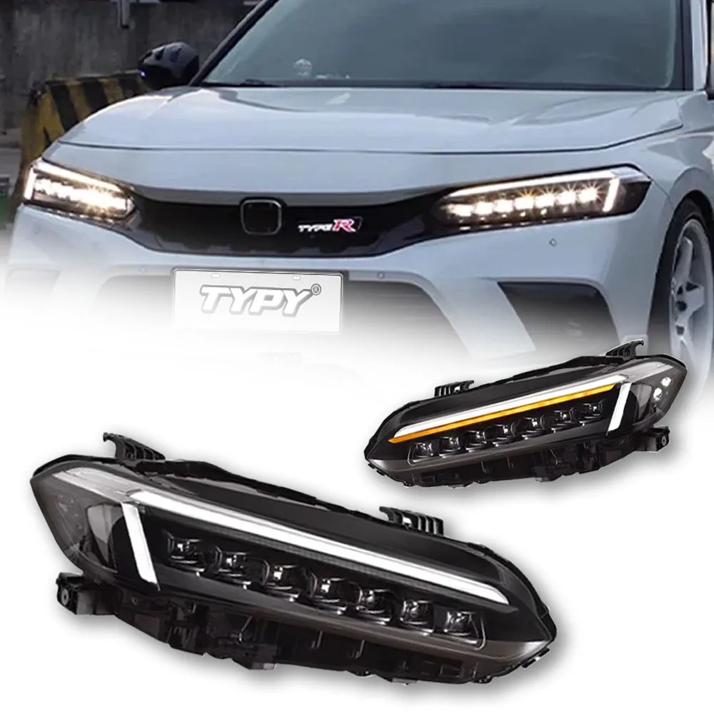 Автомобильные фары для Honda Civic 11th 2022-2023, светодиодные автомобильные лампы, дневные ходовые огни, динамические Сигналы поворота, автомобильные аксессуары
Автомобильные фары для Honda Civic 11th 2022-2023, светодиодные автомобильные лампы, дневные ходовые огни, динамические Сигналы поворота, автомобильные аксессуары