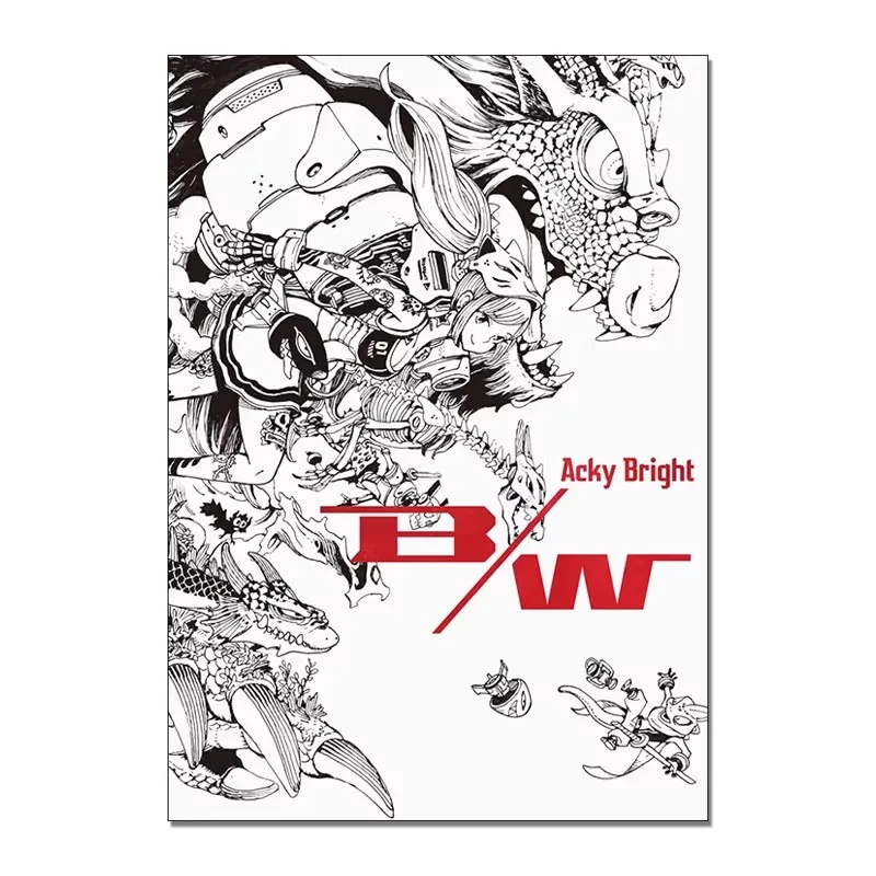 Альбом для творчества Acky Bright Art Book: коллекция оригинальных черно-белых иллюстраций, манга, аниме, комиксы, киберпанк, эскизы в технике линейного рисования
Альбом для творчества Acky Bright Art Book: коллекция оригинальных черно-белых иллюстраций, манга, аниме, комиксы, киберпанк, эскизы в технике линейного рисования