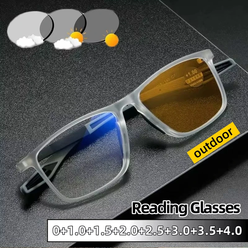 Anti-slip Photochromic Reading Eyewear Ultra Light Unisex Ultraviolet-proof Sports Far Sight Spectacles Eye Protection
Anti-slip Photochromic Reading Eyewear Ultra Light Unisex Ultraviolet-proof Sports Far Sight Spectacles Eye Protection