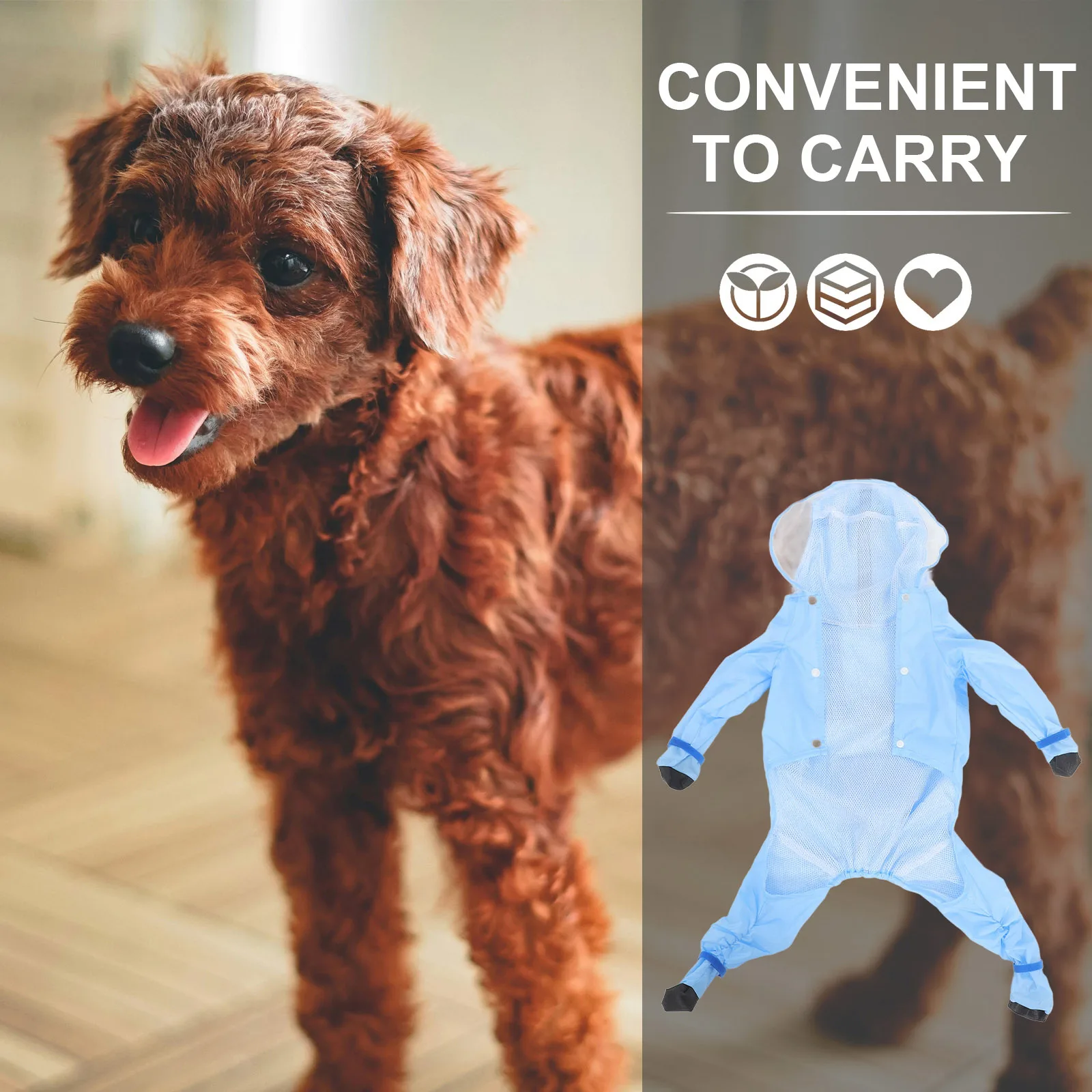 Waterproof Dog Raincoat Hood Dogs Coats Jackets Raincoats Detachable Clothing for Large
Waterproof Dog Raincoat Hood Dogs Coats Jackets Raincoats Detachable Clothing for Large