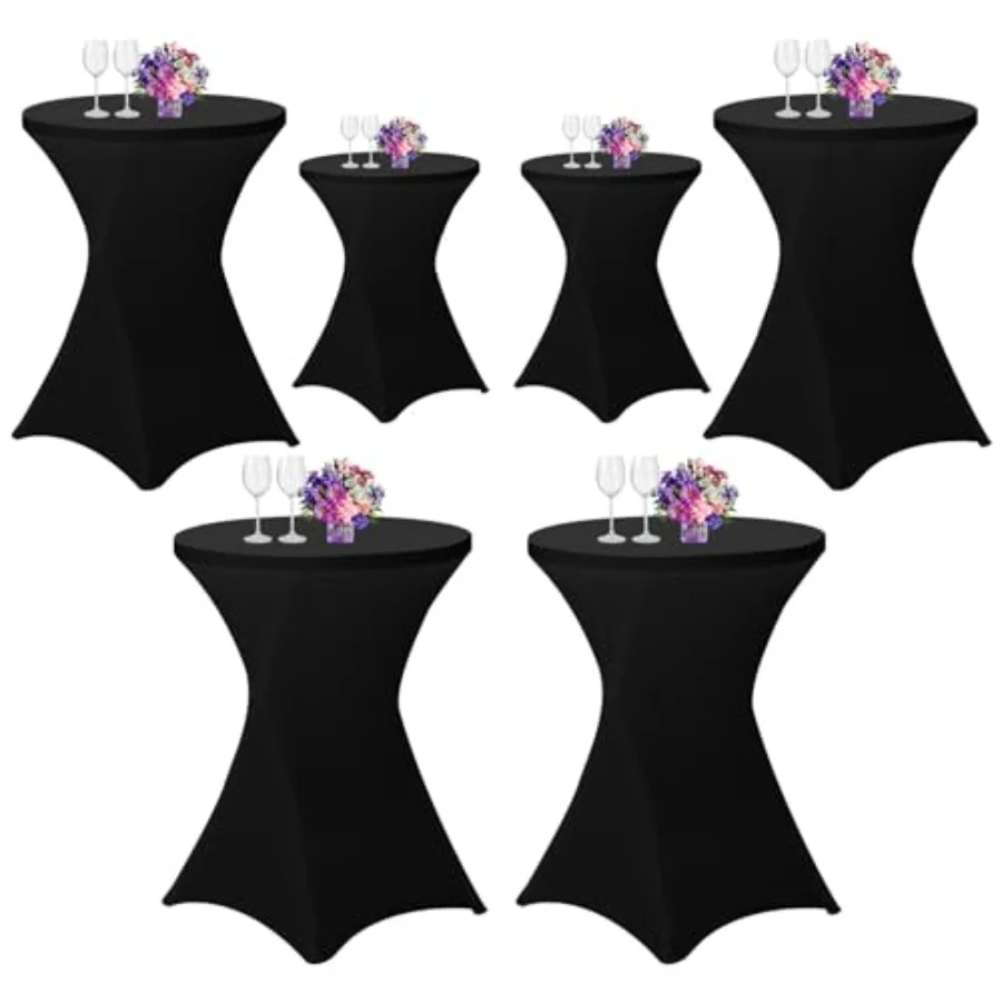 Набор из 6 чехлов для коктейльных столов из спандекса, 32x43 дюйма, высокие скатерти для высоких столов, эластичные чехлы для круглых столов
Набор из 6 чехлов для коктейльных столов из спандекса, 32x43 дюйма, высокие скатерти для высоких столов, эластичные чехлы для круглых столов