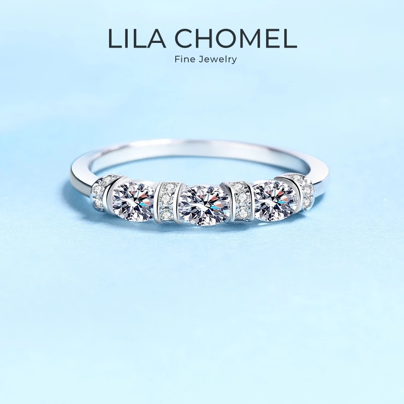 Lover Engagement 18K White Gold Women Wedding Band 0.98CT Moissanite Diamond Girl Valentine's Day PT950 Wife Birthday Gift Rings
Lover Engagement 18K White Gold Women Wedding Band 0.98CT Moissanite Diamond Girl Valentine's Day PT950 Wife Birthday Gift Rings