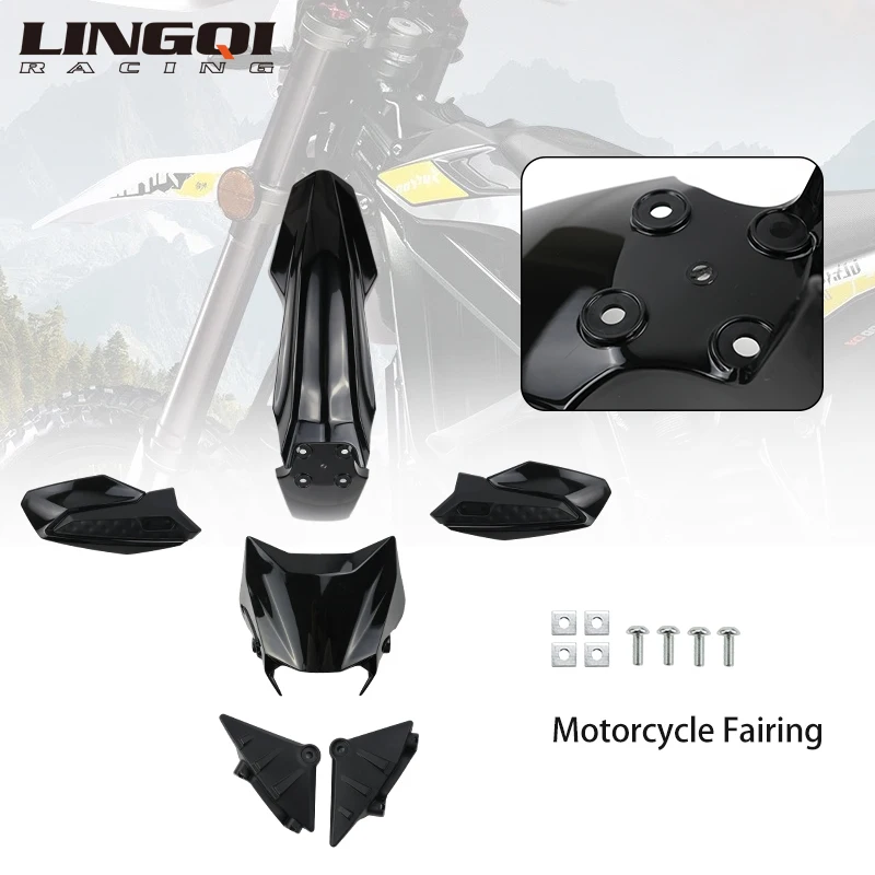 LINGQI RACING Black Fairings Kit Motorcycle Bodywork Replacement Kits For Ultra Bee UltraBee Electric Dirt Bike Scooter Original
LINGQI RACING Black Fairings Kit Motorcycle Bodywork Replacement Kits For Ultra Bee UltraBee Electric Dirt Bike Scooter Original
