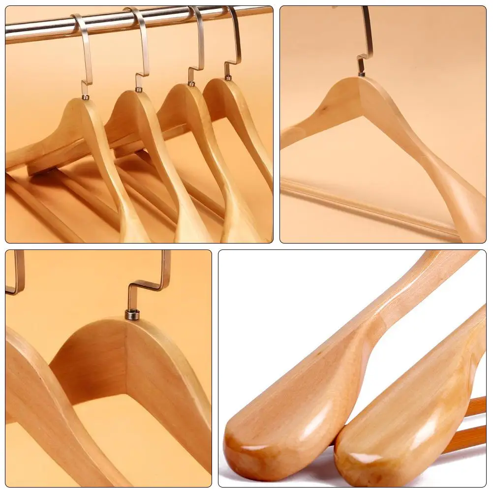 Solid Wood Thickened Non slip Clothes Rack Storage Closet Bedroom Wardrobe Eco friendly Material Garment Hanger Laundry
Solid Wood Thickened Non slip Clothes Rack Storage Closet Bedroom Wardrobe Eco friendly Material Garment Hanger Laundry
