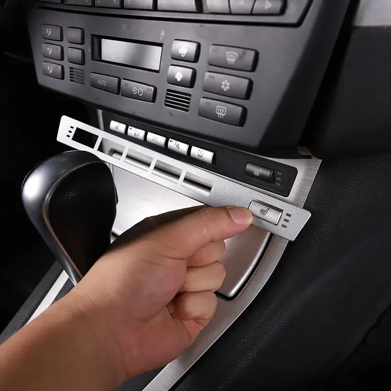 For BMW X3 E83 2006 2007 2008 2009 2010 Aluminum Alloy Silver Car Seat Heating Button Cover Trim Sticker Car Accessories
For BMW X3 E83 2006 2007 2008 2009 2010 Aluminum Alloy Silver Car Seat Heating Button Cover Trim Sticker Car Accessories