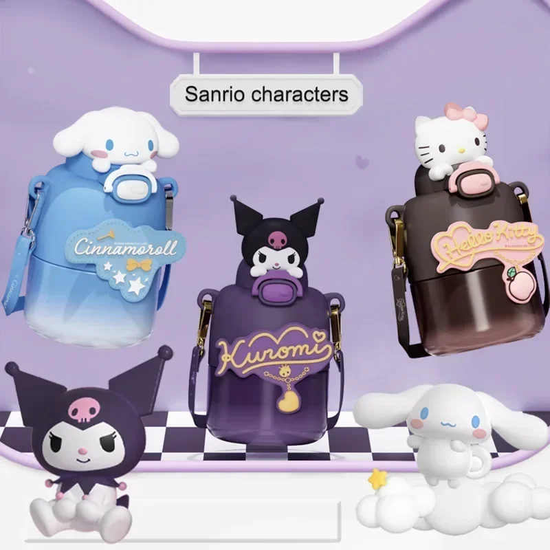 Sanrio натуральная Kawaii 430 мл термос из нержавеющей стали 316, милый аниме «Hello Kitty Cinnamoroll», соломенный термос, подарок на день рождения
Sanrio натуральная Kawaii 430 мл термос из нержавеющей стали 316, милый аниме «Hello Kitty Cinnamoroll», соломенный термос, подарок на день рождения