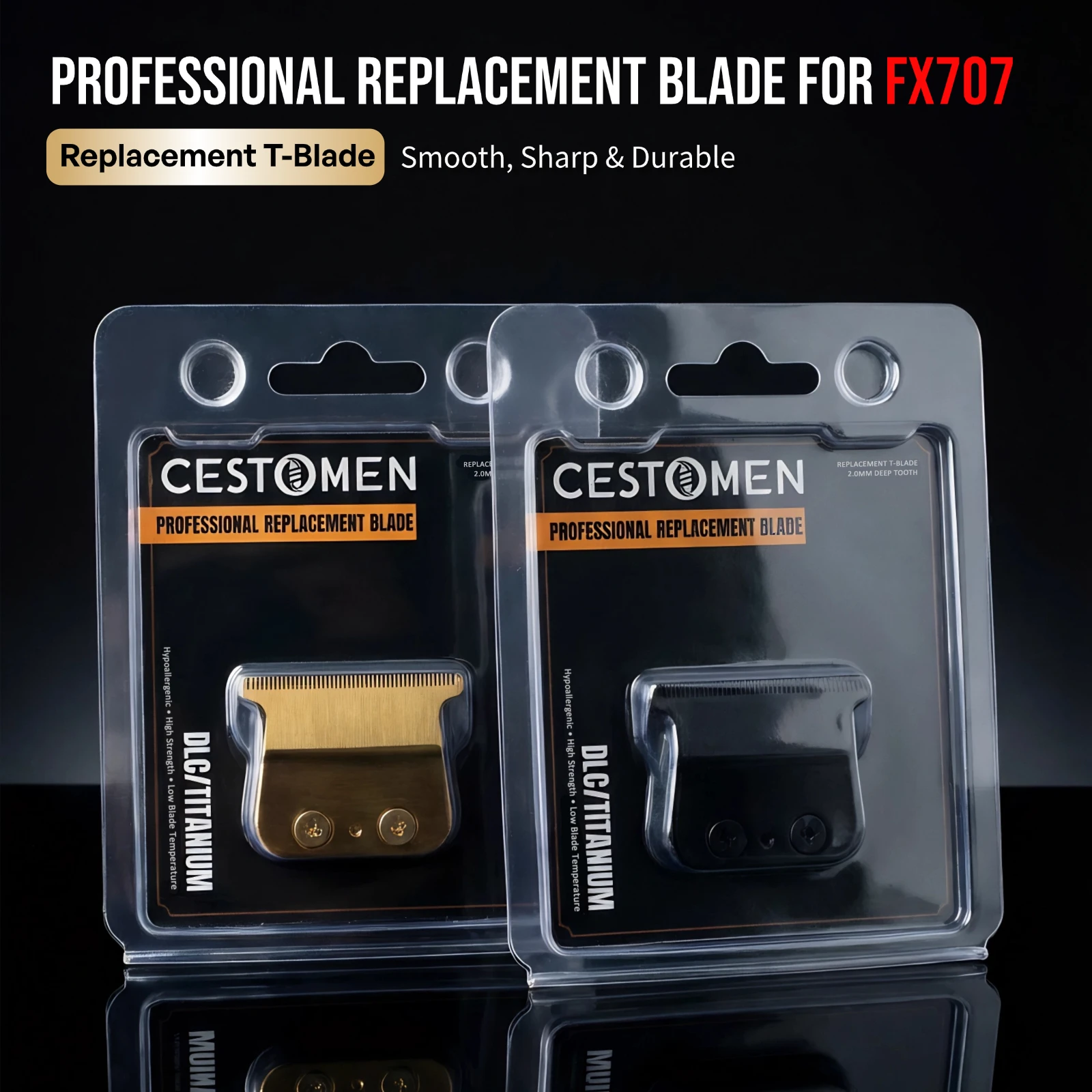 FX707 Professional Barbershop Durable Metal Hair Clipper Replacement Blade Set For Babyliss PRO Hair Trimmer FX787 FX726 FX787Z
FX707 Professional Barbershop Durable Metal Hair Clipper Replacement Blade Set For Babyliss PRO Hair Trimmer FX787 FX726 FX787Z