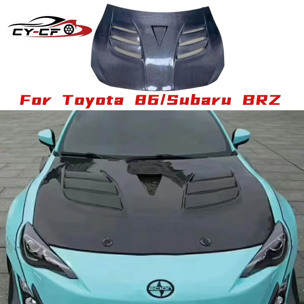 Carbon Fiber VRS Style Hood for 2013-2019Toyota GR86 ZN8 BRZ ZD8 Front Engine Valve Cover Hood Auto Parts
Carbon Fiber VRS Style Hood for 2013-2019Toyota GR86 ZN8 BRZ ZD8 Front Engine Valve Cover Hood Auto Parts