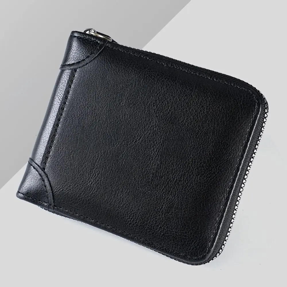 Luxury Multi Function Men Short Wallet with Zipper PU Leather Men Card Holder Solid Color Coin Purses Men Coin Purses Men
Luxury Multi Function Men Short Wallet with Zipper PU Leather Men Card Holder Solid Color Coin Purses Men Coin Purses Men