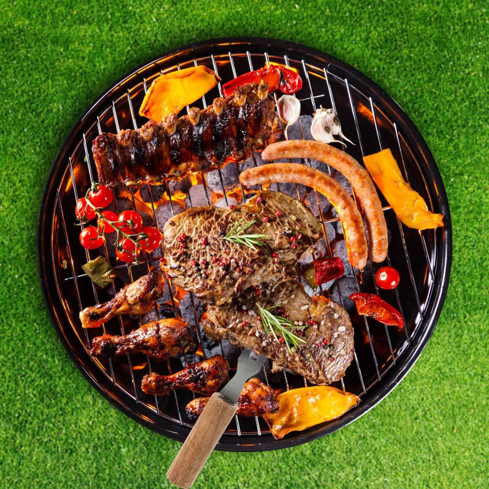 Barbecue Fork Corn Holders Reusable Grilling Skewer Stainless Steel Wood Handle Tools Bbq Accessories Outdoor Cooking
Barbecue Fork Corn Holders Reusable Grilling Skewer Stainless Steel Wood Handle Tools Bbq Accessories Outdoor Cooking