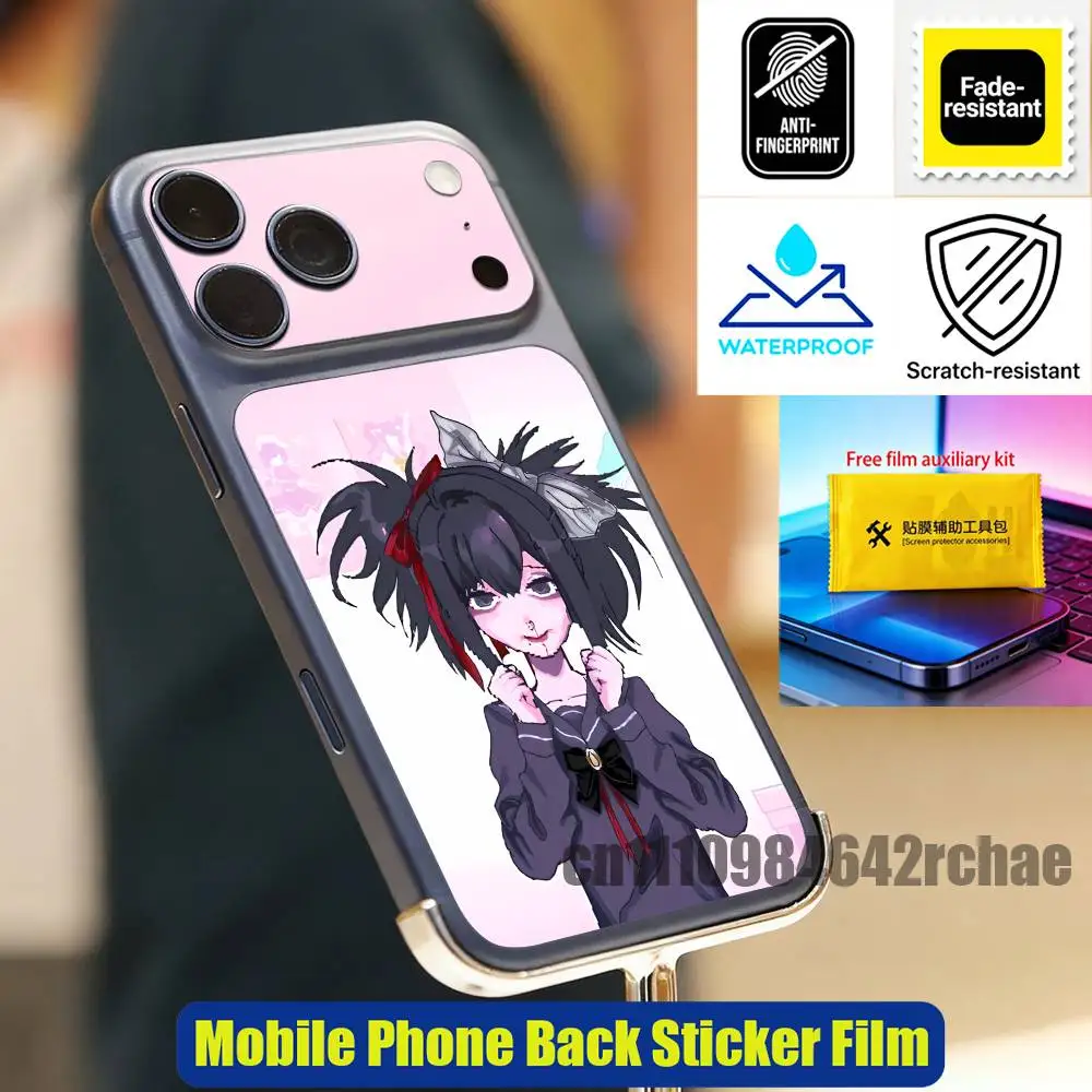 For iPhone 17 Pro Max Phone Back S-Senketsu Akochan H-Hiro kun Mettasashi Sticker Film Decal Skin Wrap DIY Custom Stickers
For iPhone 17 Pro Max Phone Back S-Senketsu Akochan H-Hiro kun Mettasashi Sticker Film Decal Skin Wrap DIY Custom Stickers