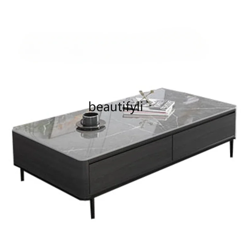 Solid Wood Italian Minimalist Stone Plate Coffee Table TV Cabinet Light Luxury Living Room Long Leg Rectangular Coffee Tab
Solid Wood Italian Minimalist Stone Plate Coffee Table TV Cabinet Light Luxury Living Room Long Leg Rectangular Coffee Tab