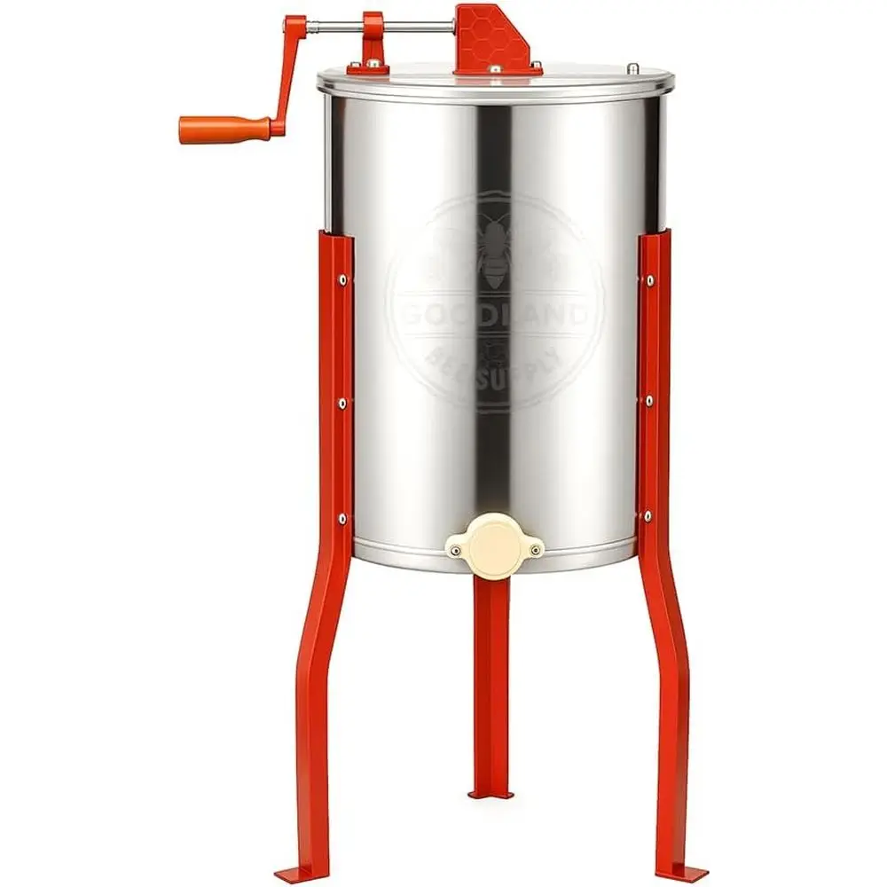 Медогонка ручная BEE SUPPLY Professional на 2 рамки, металлическая
Медогонка ручная BEE SUPPLY Professional на 2 рамки, металлическая