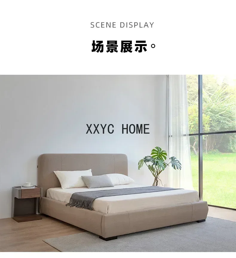 Кровать TAO North Simple Modern Double Bed: комфортная тканевая кровать из овечьей шерсти в скандинавском стиле для спальни или гостевой комнаты
Кровать TAO North Simple Modern Double Bed: комфортная тканевая кровать из овечьей шерсти в скандинавском стиле для спальни или гостевой комнаты