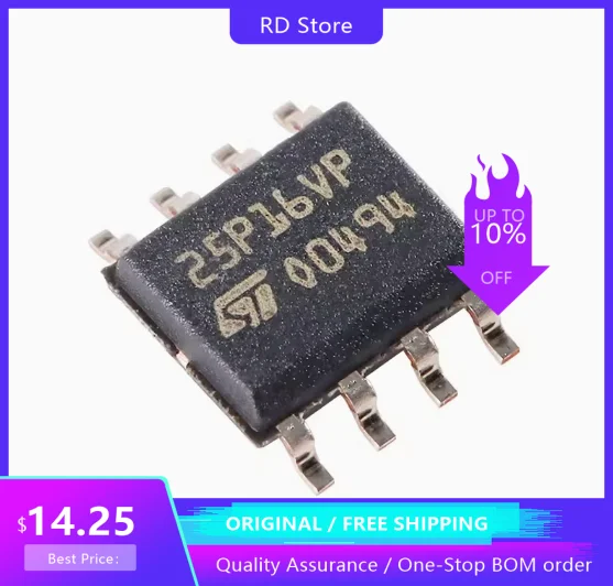 5pcs M25P16-VMN6TP SOIC-8 16Mb Serial Flash Embedded Memory Chip SOP-8 Free Shipping
5pcs M25P16-VMN6TP SOIC-8 16Mb Serial Flash Embedded Memory Chip SOP-8 Free Shipping