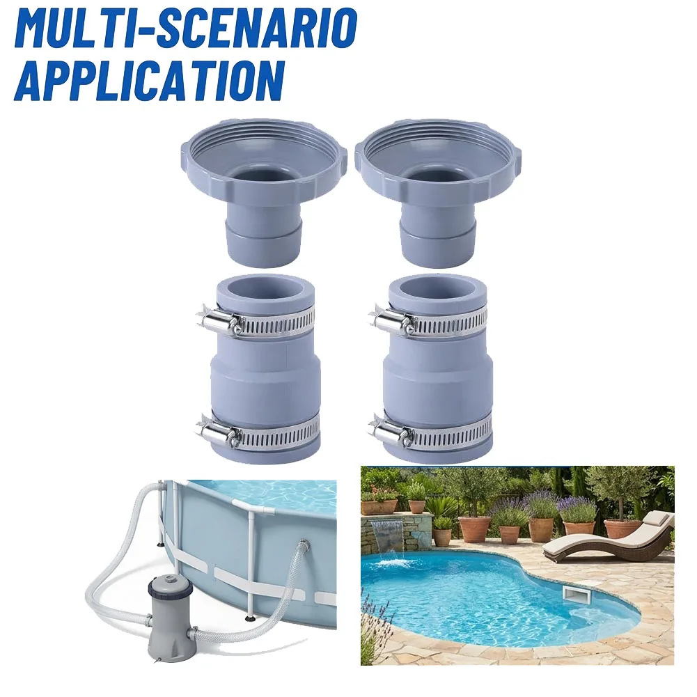 4/8pcs Pool Skimmer Hose Connector Kit For 1.25'' And 1.5'' Hoses Skimmer Filter Pump Accessories For Swimming Pool
4/8pcs Pool Skimmer Hose Connector Kit For 1.25'' And 1.5'' Hoses Skimmer Filter Pump Accessories For Swimming Pool