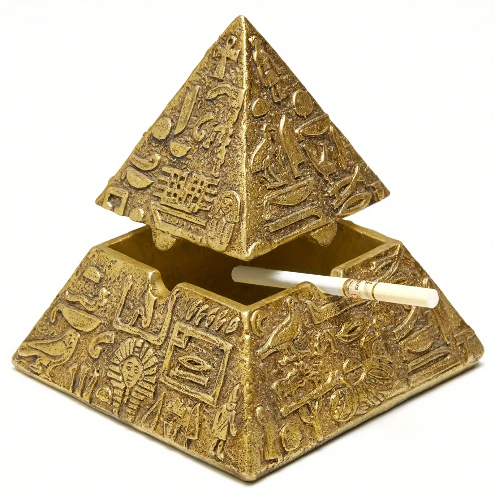 Pyramid Ashtray, Special Ash Holder For Smokers, Desktop Decoration Garden Ornament, Outdoor Lawn Courtyard Gift, Home Office Balcony Courtyard Lawn Decoration
Pyramid Ashtray, Special Ash Holder For Smokers, Desktop Decoration Garden Ornament, Outdoor Lawn Courtyard Gift, Home Office Balcony Courtyard Lawn Decoration