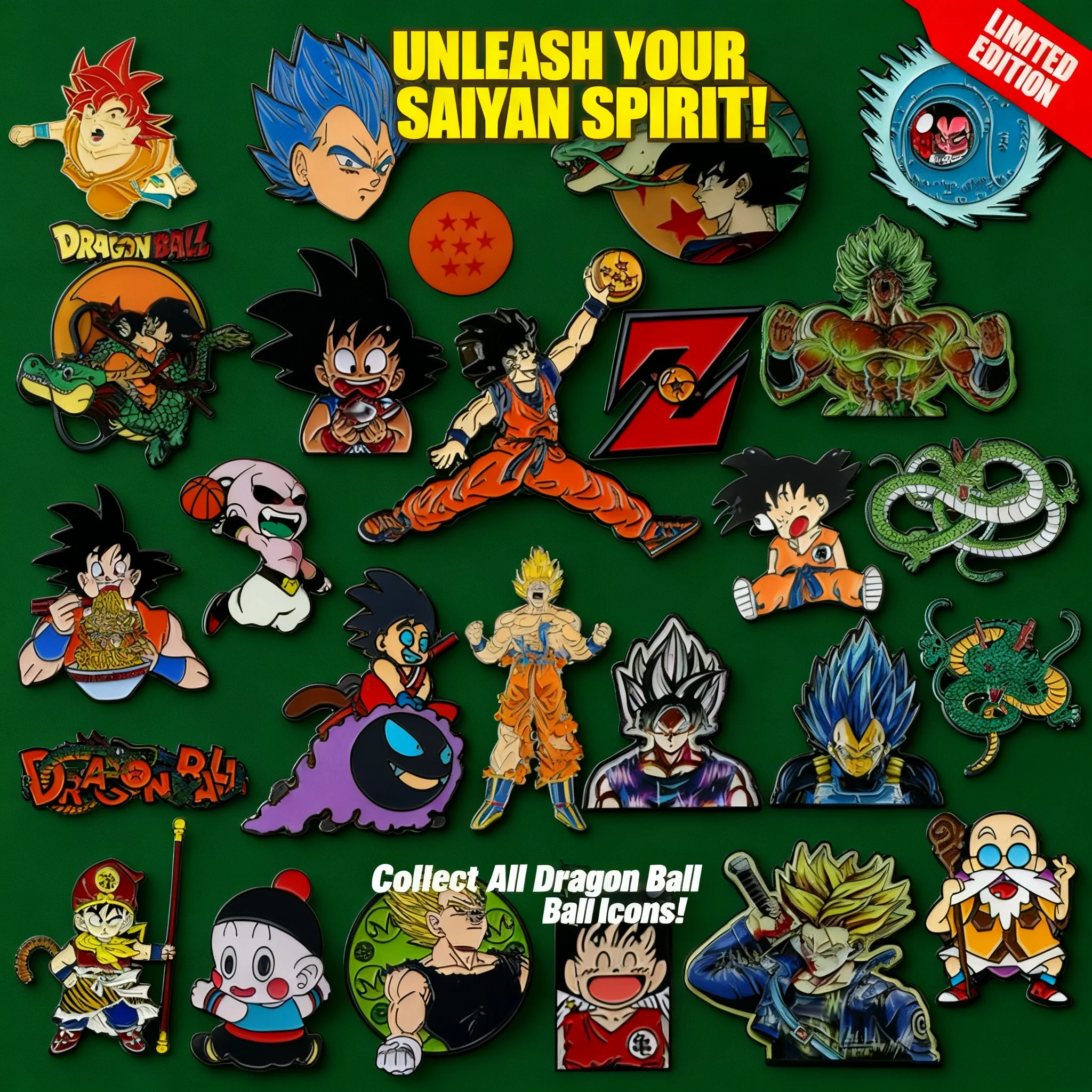 Брошь-значок Dragon Ball Z Шенрон из сплава, аксессуар для одежды и рюкзака, аниме-украшение для косплея, хит продаж, подарок
Брошь-значок Dragon Ball Z Шенрон из сплава, аксессуар для одежды и рюкзака, аниме-украшение для косплея, хит продаж, подарок