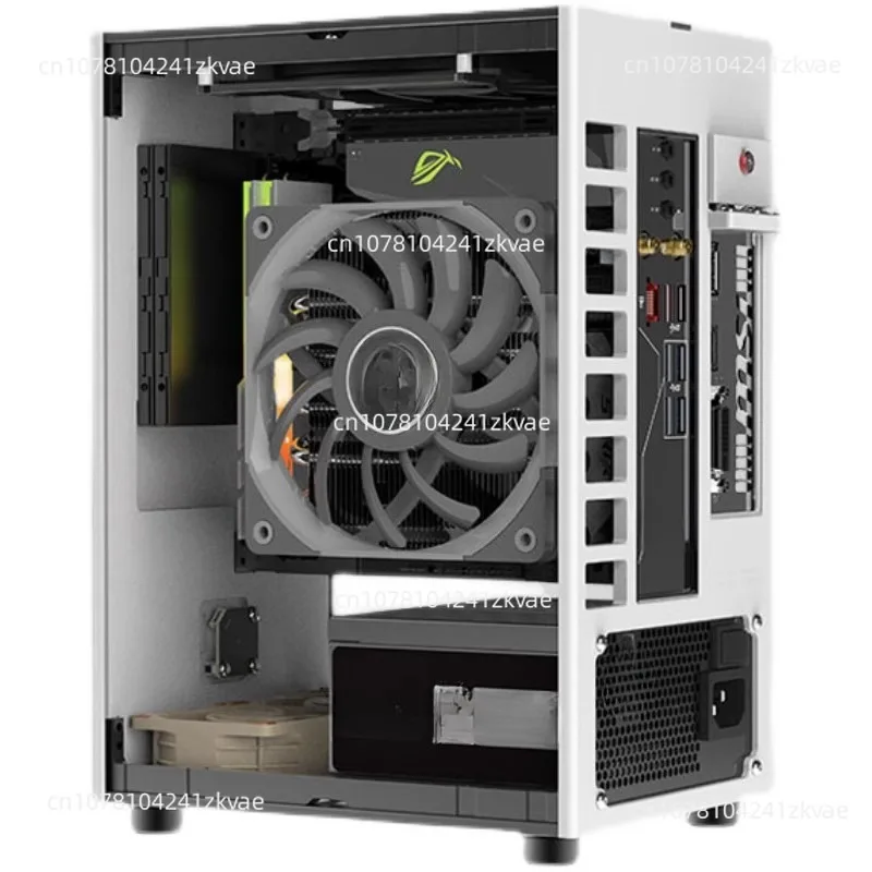 7.9-liter F1-SFX single display SFXL power supply itx small chassis with double-sided inverted heat dissipation holes
7.9-liter F1-SFX single display SFXL power supply itx small chassis with double-sided inverted heat dissipation holes