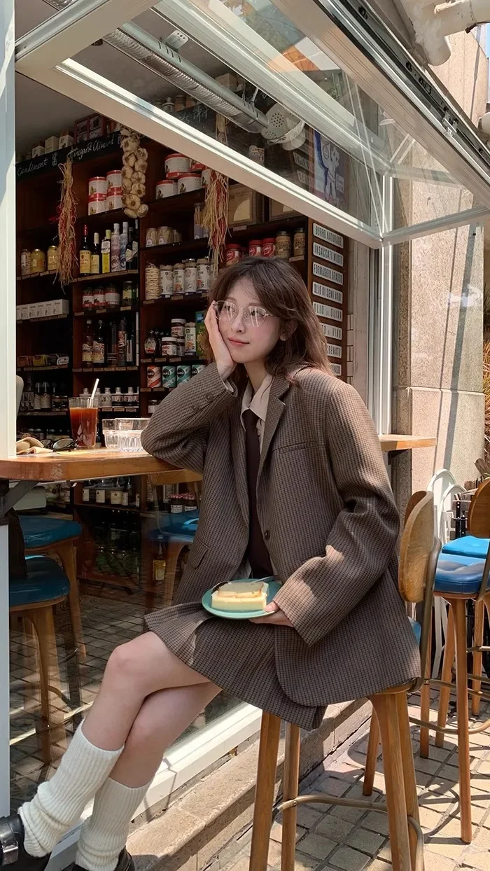 Irabeezt Chic Preppy Skirt Set Lapel Solid Loose Casual Blazers Tops Pleated Jk Mini Skirts Vintage Korean Style Two Piece Sets
Irabeezt Chic Preppy Skirt Set Lapel Solid Loose Casual Blazers Tops Pleated Jk Mini Skirts Vintage Korean Style Two Piece Sets
