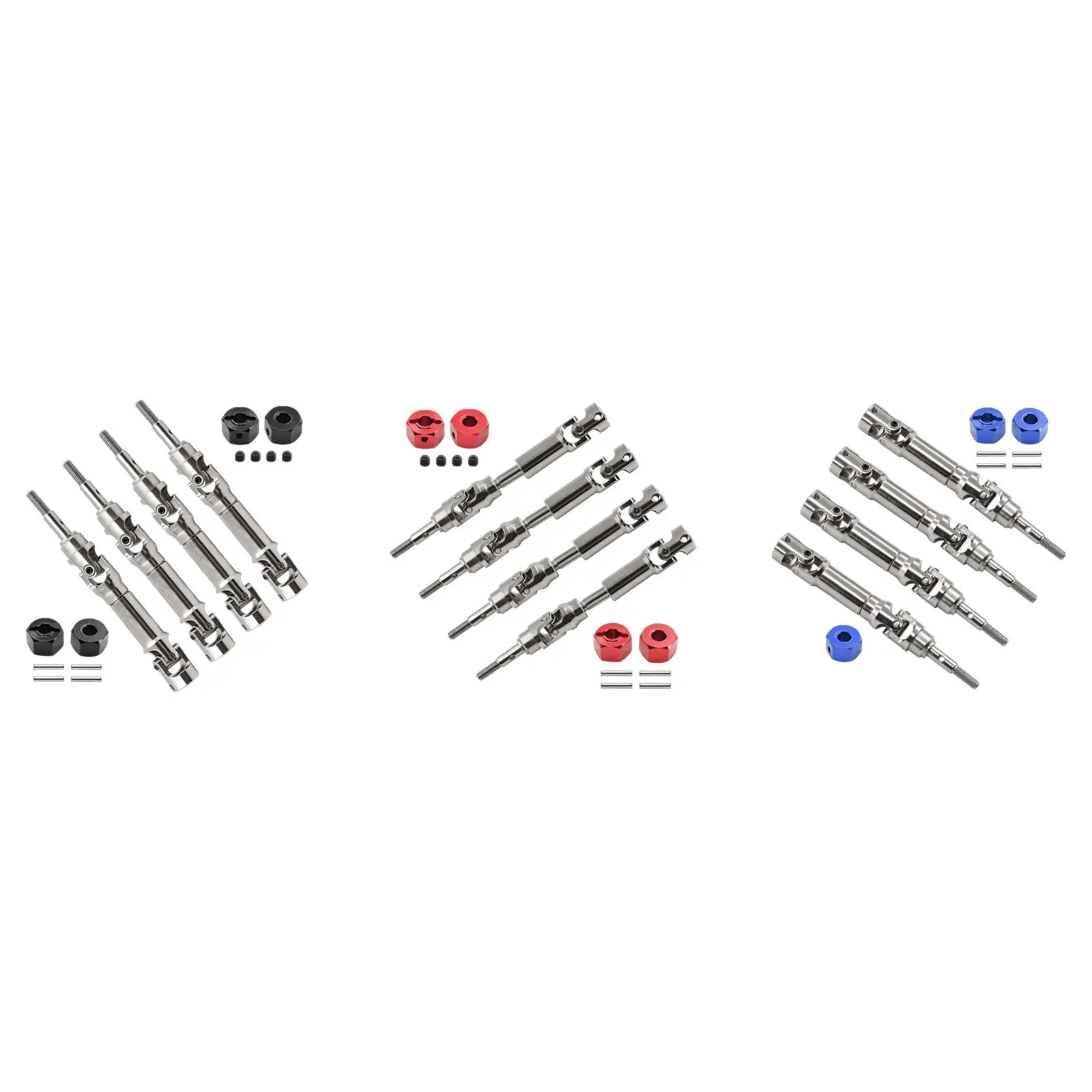 Front & Rear Universal Drive Shaft Replacement Toy Vehicle Accessories RC Car Driveshaft Parts for 4x4 2WD 1:10 Scale RC DIY
Front & Rear Universal Drive Shaft Replacement Toy Vehicle Accessories RC Car Driveshaft Parts for 4x4 2WD 1:10 Scale RC DIY