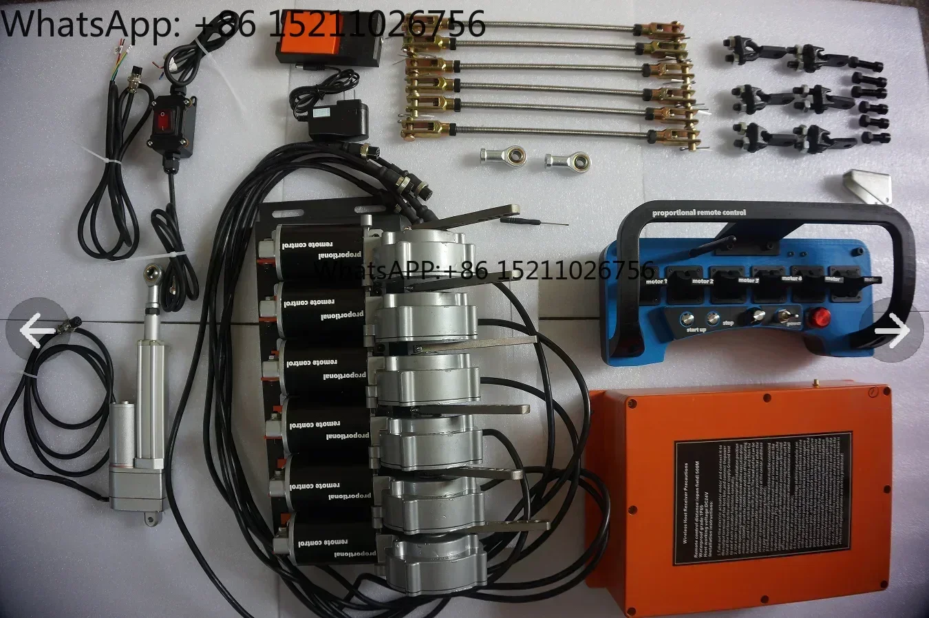 6 Joystick functions weightlifting12-24V hydraulic valve Truck Crane remote control
6 Joystick functions weightlifting12-24V hydraulic valve Truck Crane remote control