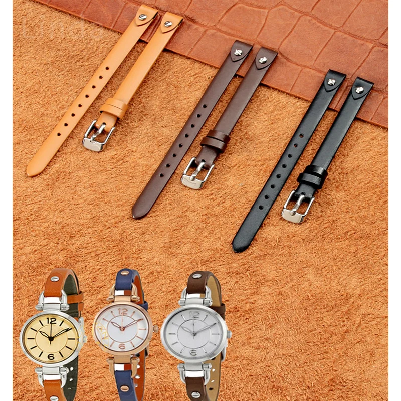 Genuine Leather Watch Strap for Jeep Spirit Jeep Fossil Fossil Elixa Small Thin Watchband Accessories 8mm
Genuine Leather Watch Strap for Jeep Spirit Jeep Fossil Fossil Elixa Small Thin Watchband Accessories 8mm