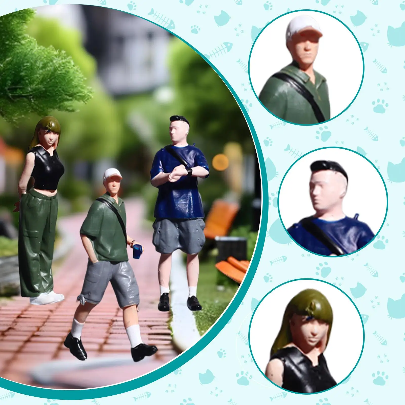 1:64 Scale Miniature Figure Diorama Dollhouse Accessories DIY Projects, Tiny Micro Landscape Decor, Miniature People Figurine
1:64 Scale Miniature Figure Diorama Dollhouse Accessories DIY Projects, Tiny Micro Landscape Decor, Miniature People Figurine