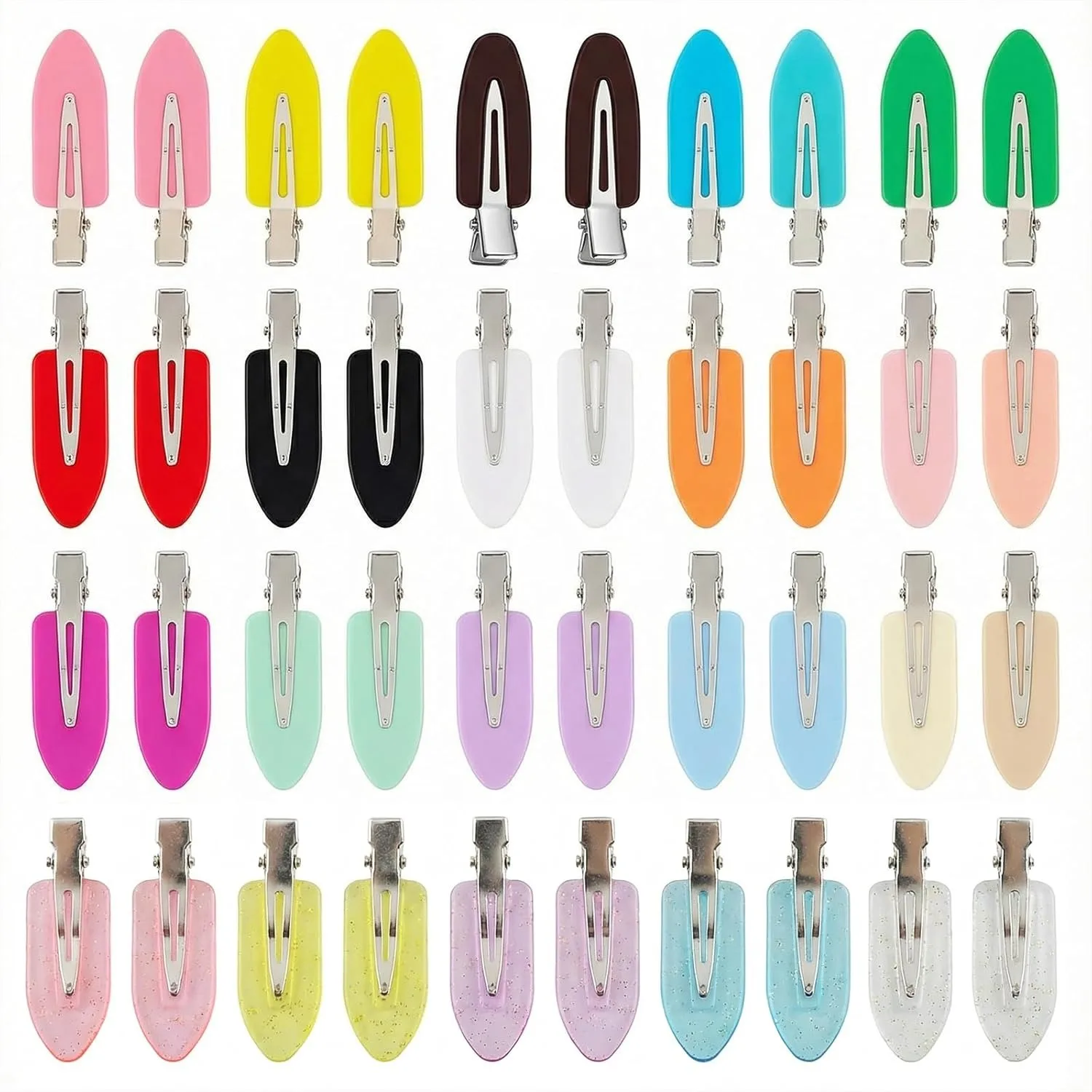 40 Pcs No Crease Hair Clips For Makeup Application Bangs Styling Pin Curl Clips Multicolor
40 Pcs No Crease Hair Clips For Makeup Application Bangs Styling Pin Curl Clips Multicolor