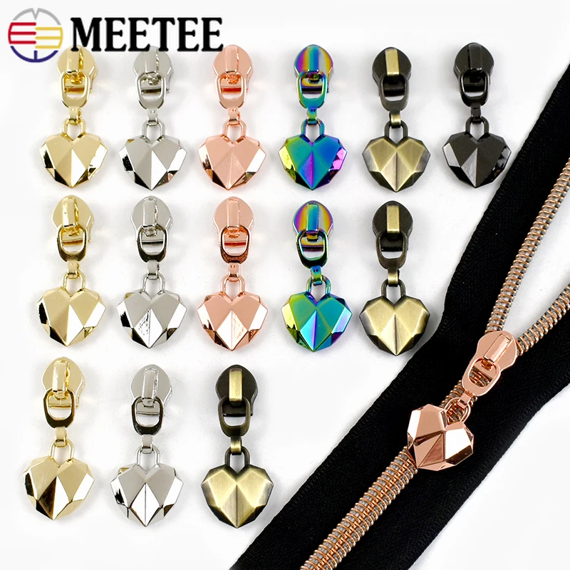 5/10Pcs Meetee 5# Heart Nylon Zipper Puller Bag Closure Zips Slider Garment Decor Zippers Head Repair Kit DIY Sewing Accessories
5/10Pcs Meetee 5# Heart Nylon Zipper Puller Bag Closure Zips Slider Garment Decor Zippers Head Repair Kit DIY Sewing Accessories