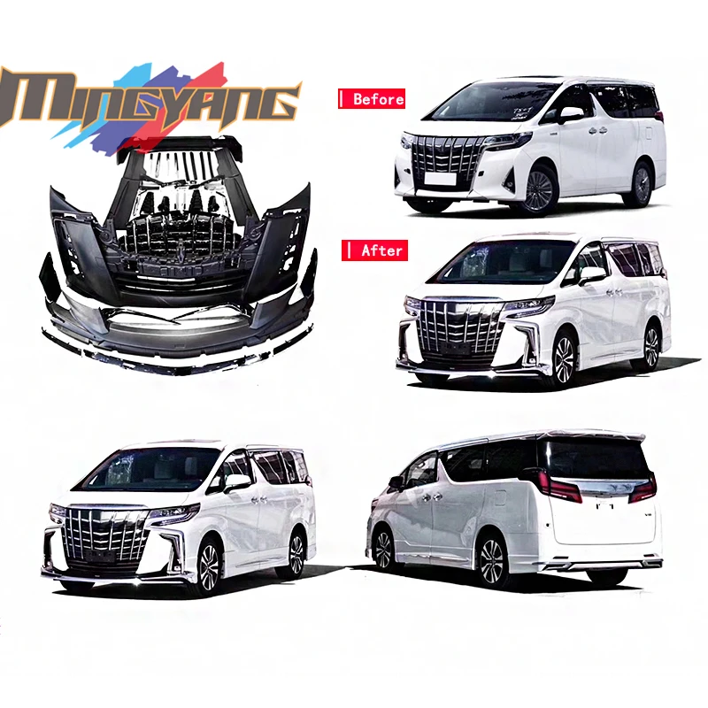 Modification Alphard 30 Facelift Conversion Car Bumpers Modellista Bodykit for Alphard Body Kit 2020
Modification Alphard 30 Facelift Conversion Car Bumpers Modellista Bodykit for Alphard Body Kit 2020
