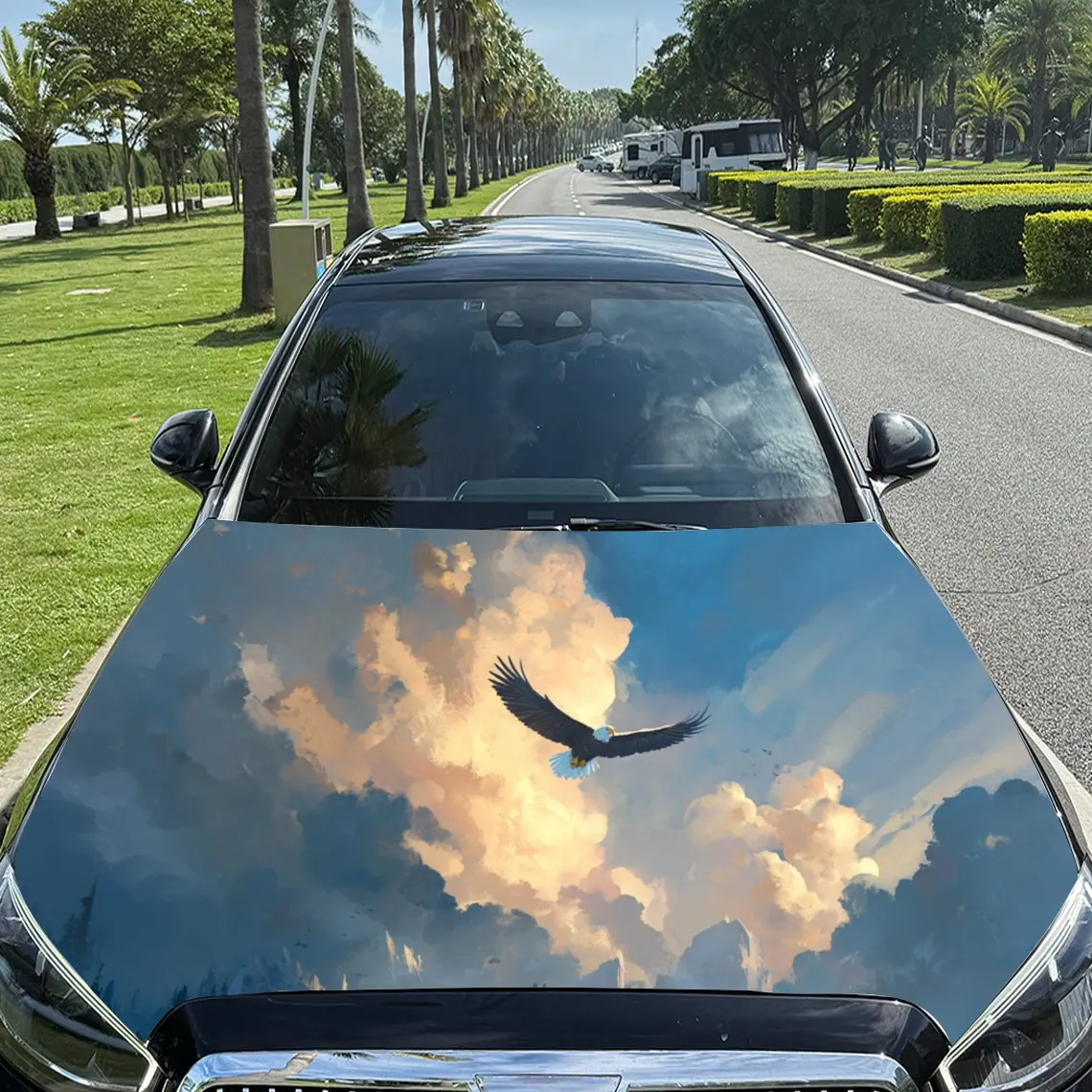 Peaceful Sky - And - Bird Car Hood Stickers - Self-Adhesive, Waterproof and Durable Vinyl Wrap, Decorate And Protect Your Car, F
Peaceful Sky - And - Bird Car Hood Stickers - Self-Adhesive, Waterproof and Durable Vinyl Wrap, Decorate And Protect Your Car, F