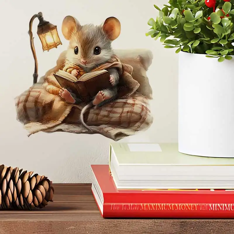 Cute Mouse Wall Stickers Waterproof Self-Adhesive Animal Decals for Living Room Bedroom Decor AA145
Cute Mouse Wall Stickers Waterproof Self-Adhesive Animal Decals for Living Room Bedroom Decor AA145