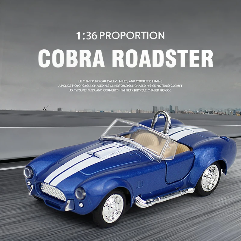 1:36 SHELBY Cobra 427 SC Sports Car Alloy Diecast Model Car Kid Children Toy Gift For Boy Collecting Hobby
1:36 SHELBY Cobra 427 SC Sports Car Alloy Diecast Model Car Kid Children Toy Gift For Boy Collecting Hobby